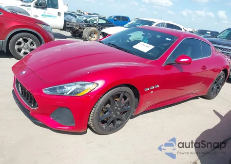 2018 Maserati Granturismo Mc/Sport from USA, damaged, VIN ZAM45VLA1J0268153
